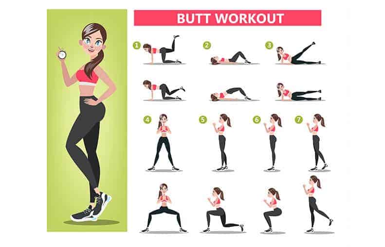 Parallelo Health - your source for health, workouts, food, supplements and more - blog - The Best Workout for Your Butt, the 7 best exercises - workout schedule